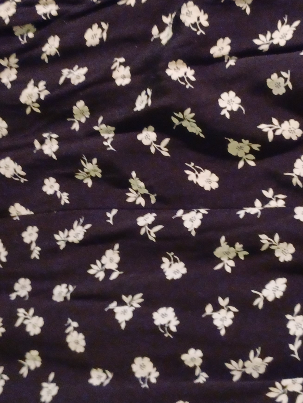 VTG. Worthington skirt. Women's Black & White Floral Midi